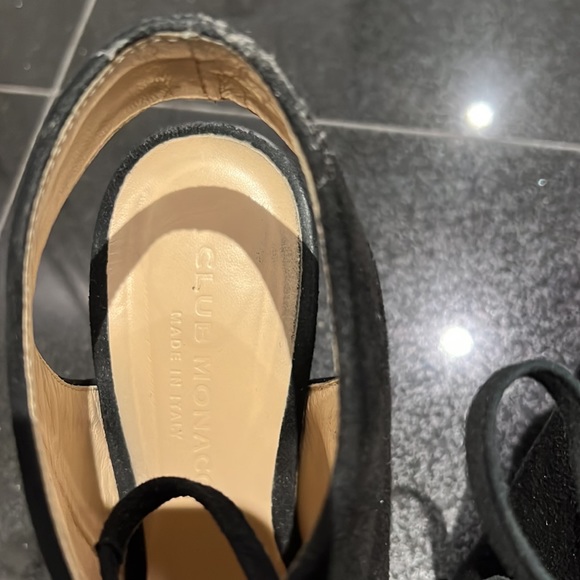 Show stopping black suede heels with tassels! WOW! - Picture 3 of 4